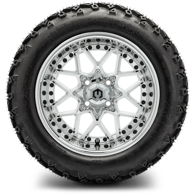 MODZ 14" Formula Chrome Wheels & Off-Road Tires Combo