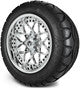 MODZ® 14" Formula Chrome Wheels & Street Tires Combo
