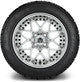MODZ® 14" Formula Chrome Wheels & Street Tires Combo