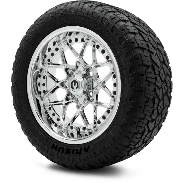 MODZ 14" Formula Chrome Wheels & Off-Road Tires Combo