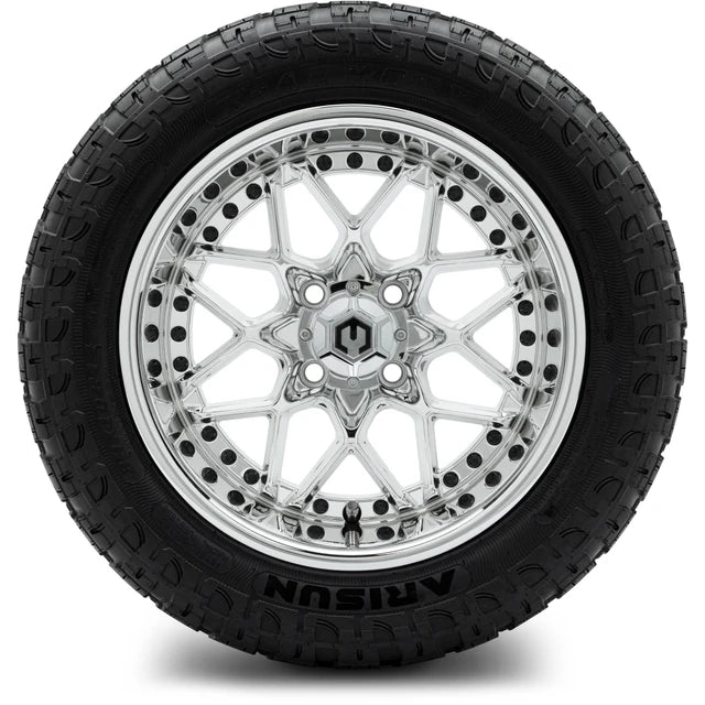MODZ 14" Formula Chrome Wheels & Off-Road Tires Combo
