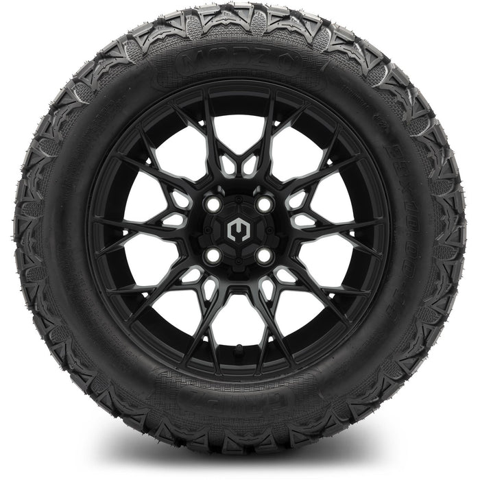 MODZ 14" Chaos Matte Black Wheels & Off-Road Tires Combo