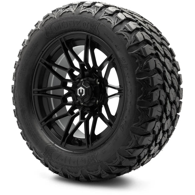 MODZ 14" Galaxy Matte Black Wheels & Off-Road Tires Combo