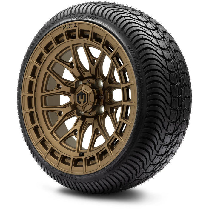 MODZ 14" Torrent Matte Bronze Wheels & Street Tires Combo