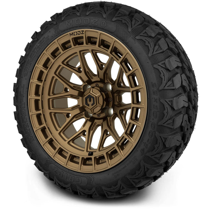 MODZ 14" Torrent Matte Bronze Wheels & Off-Road Tires Combo