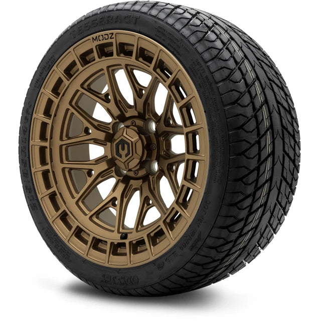 MODZ 14" Torrent Matte Bronze Wheels & Street Tires Combo