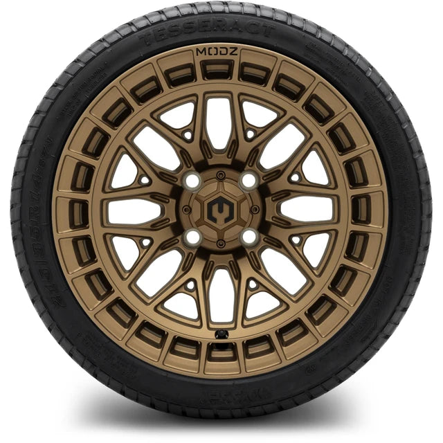 MODZ 14" Torrent Matte Bronze Wheels & Street Tires Combo
