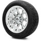 MODZ® 14" Halo Chrome Wheels & Street Tires Combo