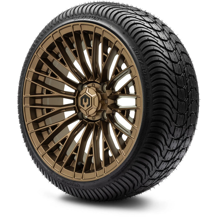 MODZ 14" Reaper Bronze Wheels & Street Tires Combo