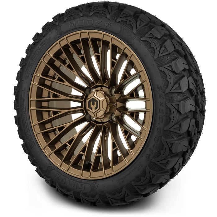 MODZ 14" Reaper Bronze Wheels & Off-Road Tires Combo