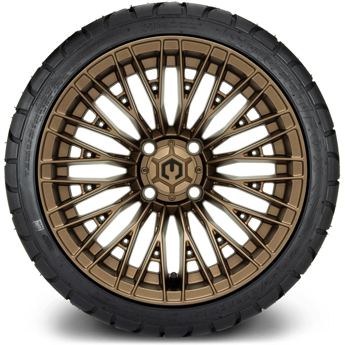 MODZ 14" Reaper Bronze Wheels & Street Tires Combo