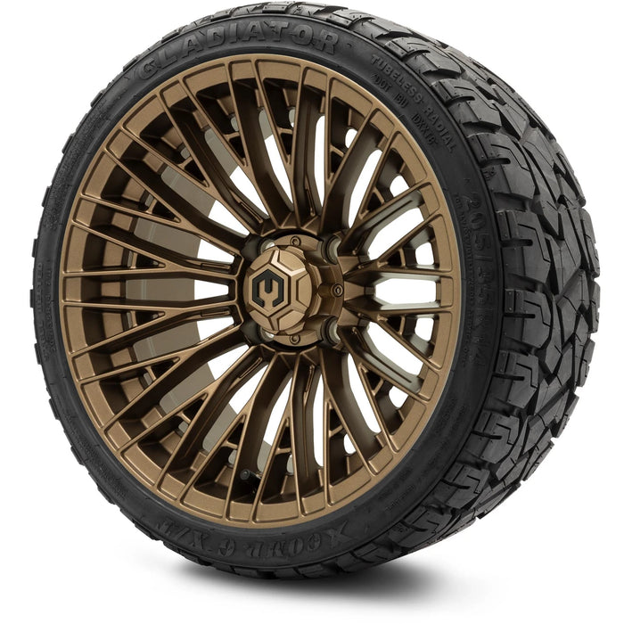 MODZ 14" Reaper Bronze Wheels & Off-Road Tires Combo
