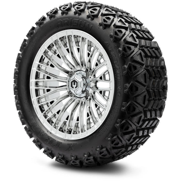 MODZ 14" Reaper Chrome Wheels & Off-Road Tires Combo