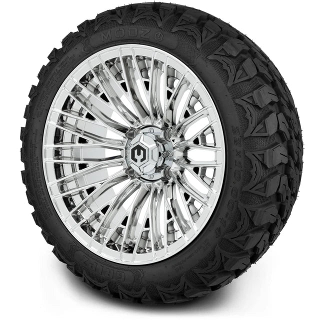 MODZ 14" Reaper Chrome Wheels & Off-Road Tires Combo