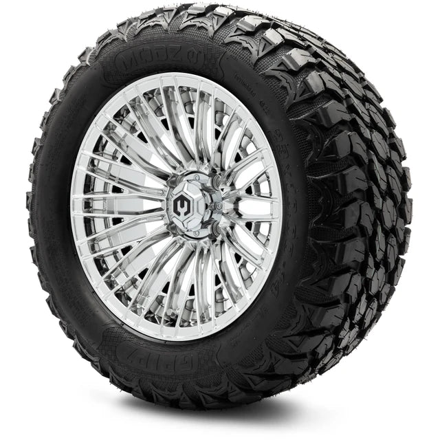 MODZ 14" Reaper Chrome Wheels & Off-Road Tires Combo