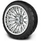 MODZ® 14" Reaper Chrome Wheels & Street Tires Combo
