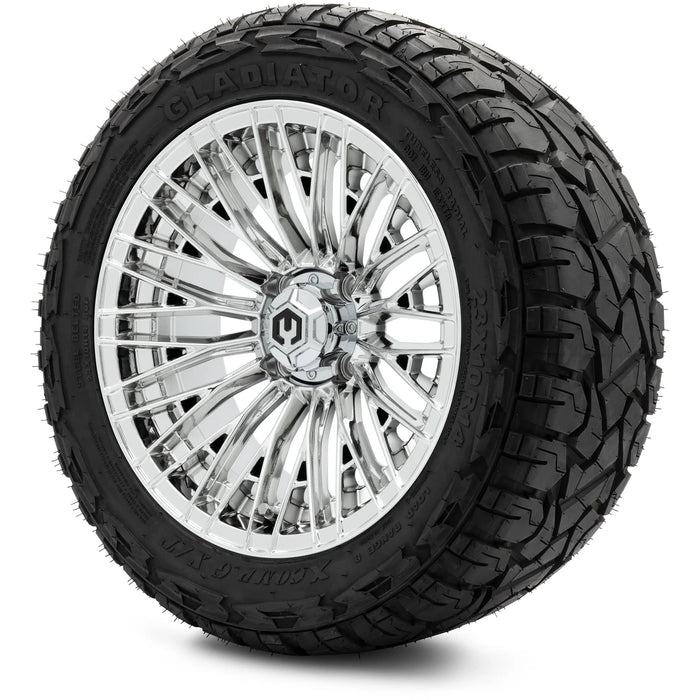 MODZ 14" Reaper Chrome Wheels & Off-Road Tires Combo