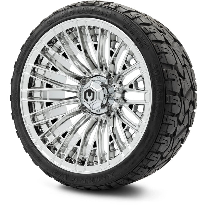 MODZ 14" Reaper Chrome Wheels & Off-Road Tires Combo