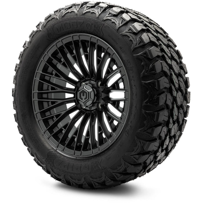 MODZ 14" Reaper Titanium Gunmetal Wheels & Off-Road Tires Combo