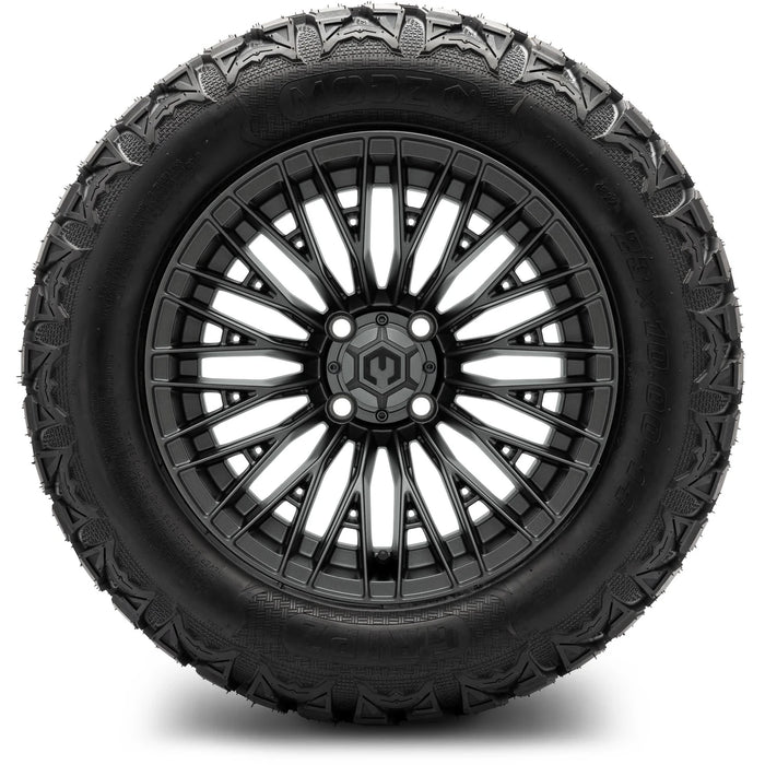 MODZ 14" Reaper Titanium Gunmetal Wheels & Off-Road Tires Combo