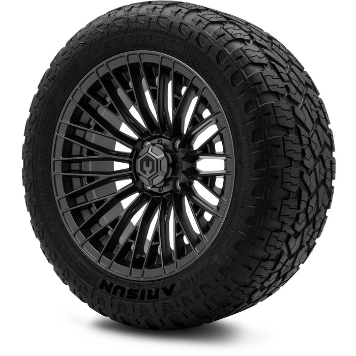 MODZ 14" Reaper Titanium Gunmetal Wheels & Off-Road Tires Combo