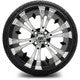 MODZ 15' Vampire Machined Black Wheels & Street Tires Combo