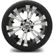 MODZ 15' Vampire Machined Black Wheels & Street Tires Combo