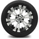 MODZ 15' Vampire Machined Black Wheels & Street Tires Combo