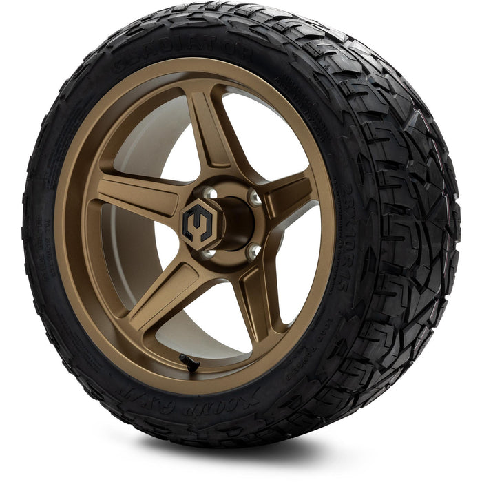 MODZ 15" Drift Matte Bronze Wheels & Off-Road Tires Combo