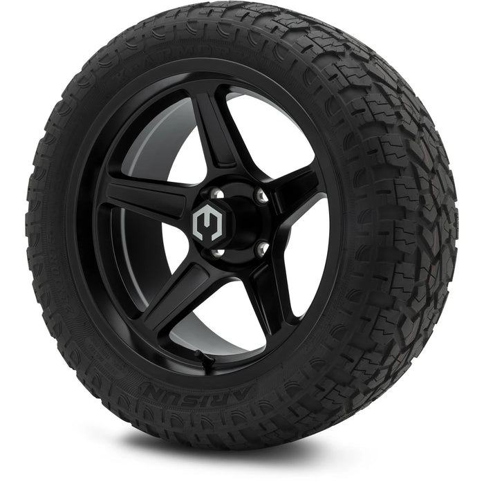 MODZ 15" Drift Matte Black Wheels & Off-Road Tires Combo