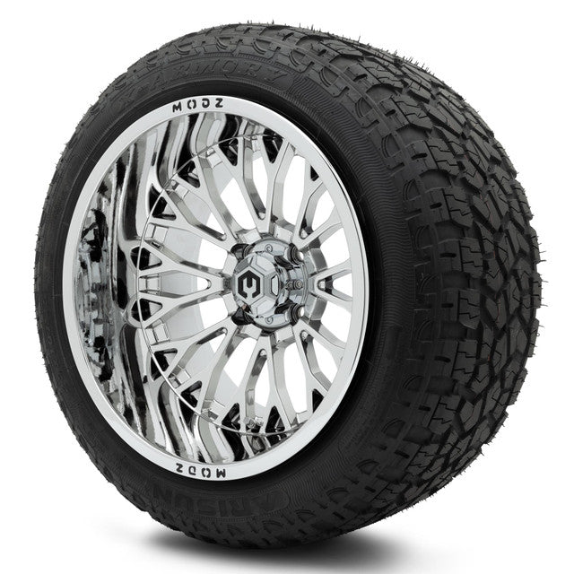 MODZ 15x10"Convict Chrome Wheels & Off-Road Tires Combo - 15x10