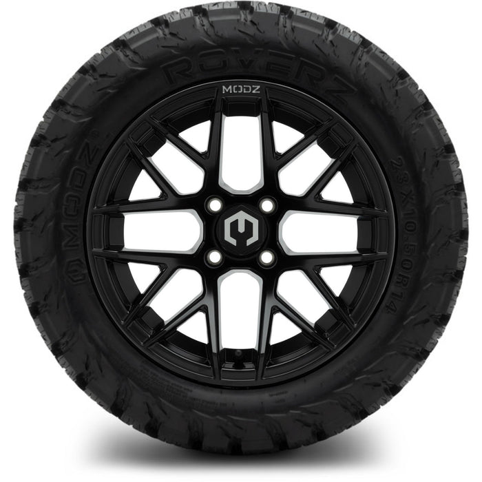 MODZ 14'Matrix Matte Black - Tire and Wheel Combo