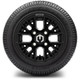 MODZ® 10" Matrix Glossy Black Wheels & Street Tires Combo