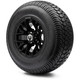 MODZ® 10" Matrix Glossy Black Wheels & Street Tires Combo
