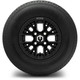 MODZ® 10" Matrix Glossy Black Wheels & Street Tires Combo