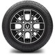 MODZ® 10" Matrix Machined Black Wheels & Street Tires Combo