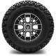 MODZ® 10" Matrix Machined Black Wheels & Off-Road Tires Combo