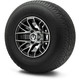 MODZ® 10" Matrix Machined Black Wheels & Street Tires Combo