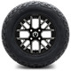 MODZ® 12" Matrix Glossy Black with Ball Mill Wheels & Off-Road Tires Combo