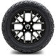 MODZ® 12" Matrix Glossy Black with Ball Mill Wheels & Off-Road Tires Combo