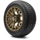 MODZ 12" Matrix Matte Bronze Wheels & Street Tires Combo