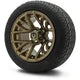 MODZ 12" Matrix Matte Bronze Wheels & Street Tires Combo