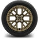 MODZ 12" Matrix Matte Bronze Wheels & Street Tires Combo