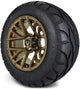 MODZ 12" Matrix Matte Bronze Wheels & Street Tires Combo