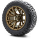 MODZ® 12" Matrix Matte Bronze Wheels & Off-Road Tires Combo