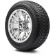 MODZ 12" Matrix Chrome Wheels & Street Tires Combo