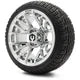 MODZ 12" Matrix Chrome Wheels & Street Tires Combo