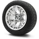 MODZ 12" Matrix Chrome Wheels & Street Tires Combo