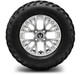 MODZ® 12" Matrix Chrome Wheels & Off-Road Tires Combo