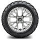 MODZ® 12" Matrix Chrome Wheels & Off-Road Tires Combo